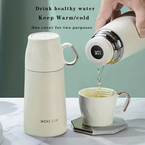 1pc Premium Stainless Steel Insulated Thermal Cup - Double Layer Leakproof, Keeps Hot and Cold Drinks for Hours, Perfect for Outdoor Enthusiasts, Office, School, Party, Camping, Travel - Gift Box Set Included