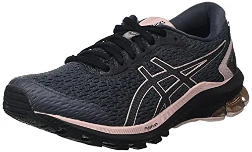 ASICS Women's GT-1000 9 Running Shoes, Carrier Grey/Ginger Peach 020, 6