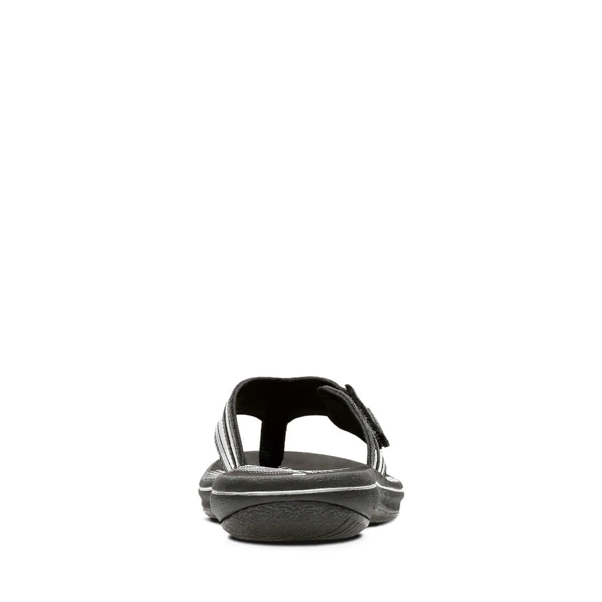 Clarks Women's Breeze Sea Flips- Black Patent