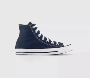 Converse All Star Hi Navy Canvas Trainers