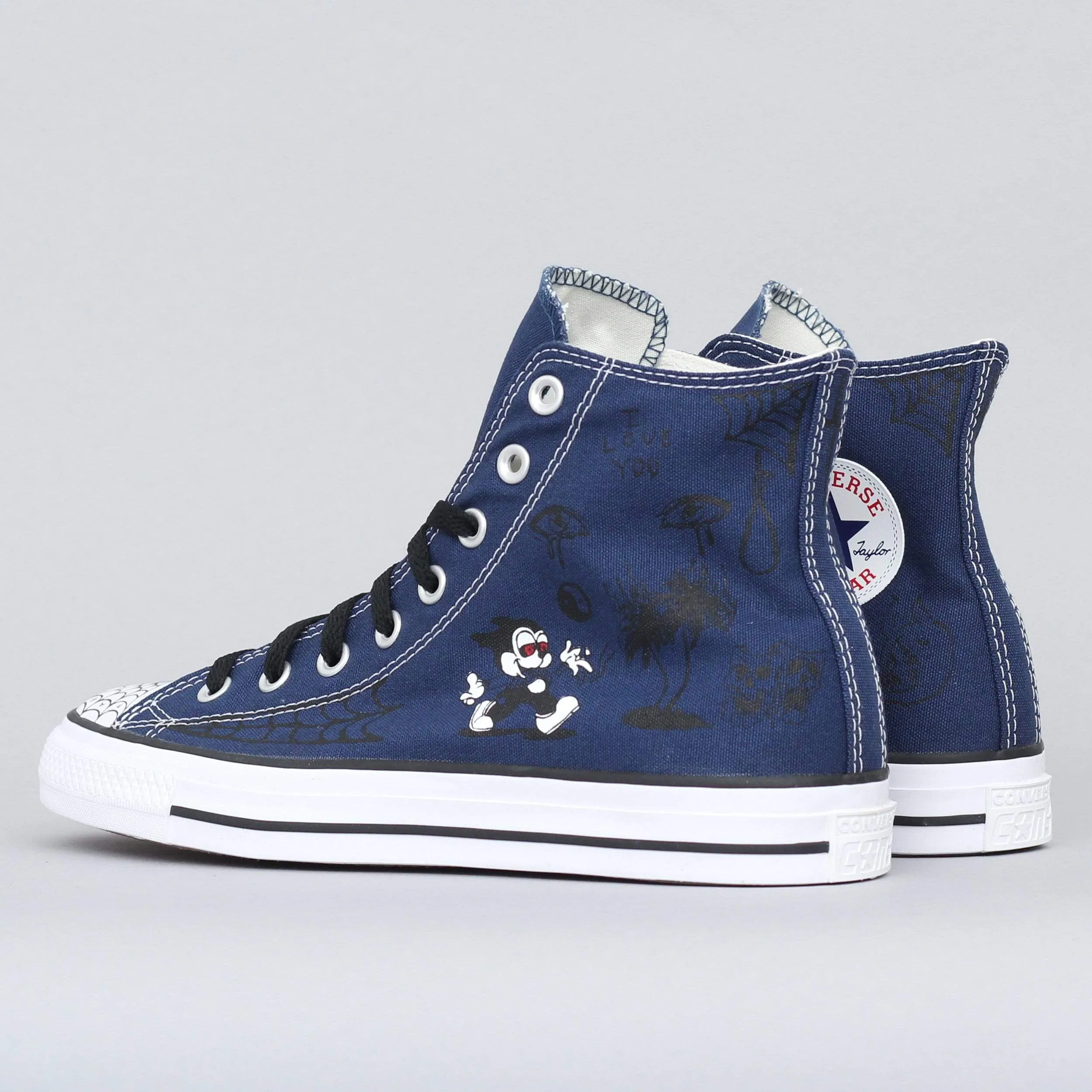 Converse CTAS Pro Hi Sean Pablo Shoes Navy / Black / White