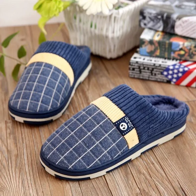 Grid Indoor Slippers for Men