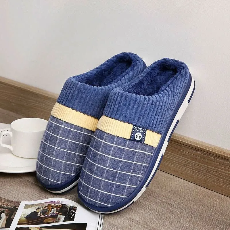 Grid Indoor Slippers for Men