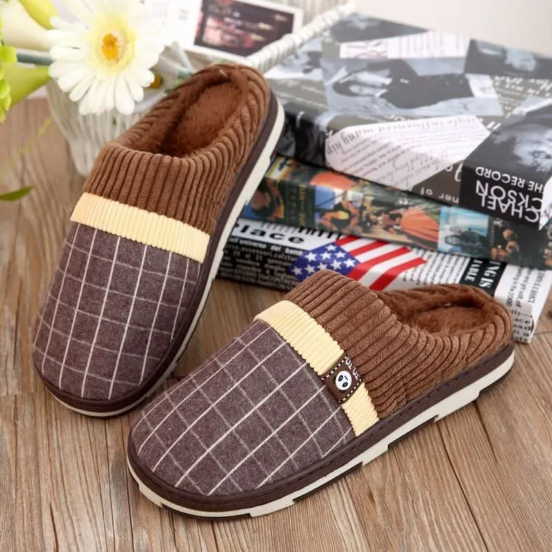 Grid Indoor Slippers for Men