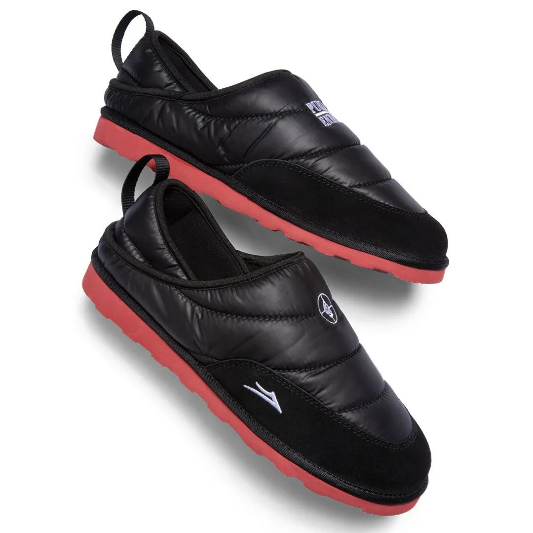 Lakai x Public Enemy Owen Slippers Nylon Shoes - Black