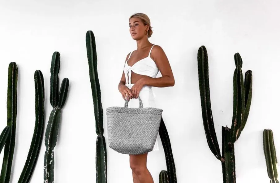 MAISY TOTE - BLACK by POPPY   SAGE