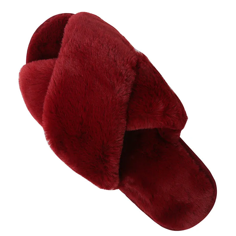Nanccy Plush Comfortable Warm Slippers