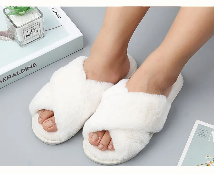 Nanccy Plush Comfortable Warm Slippers