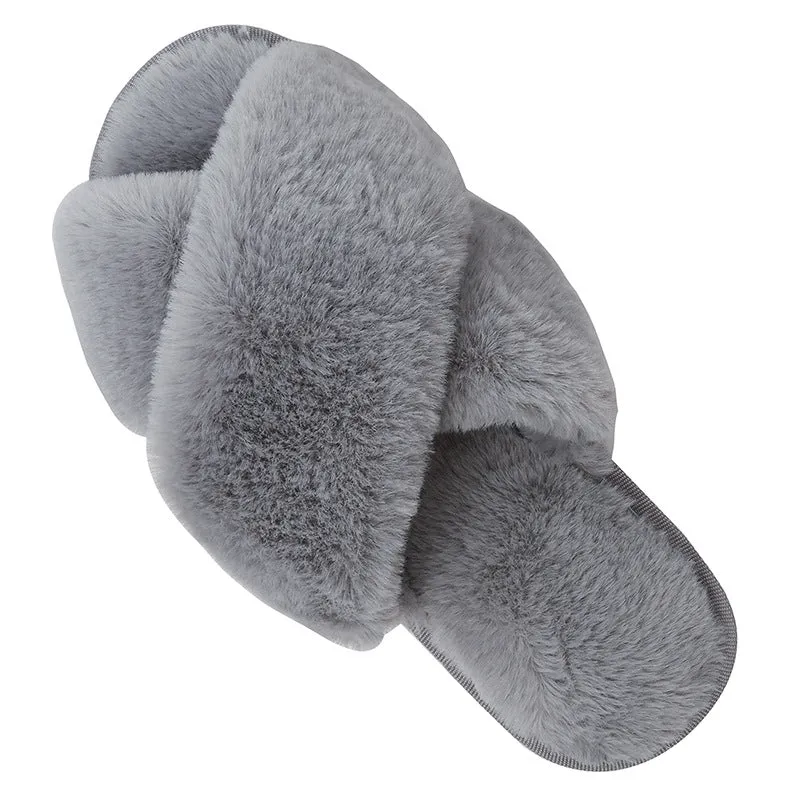 Nanccy Plush Comfortable Warm Slippers