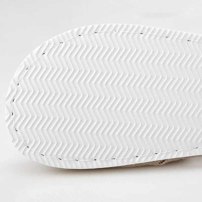 Natural Flax Home Slippers