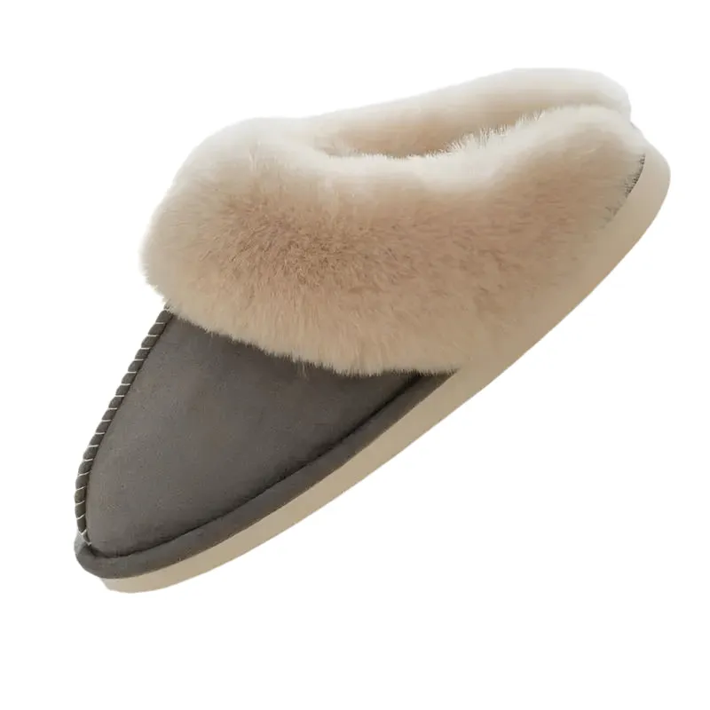 Plush Men Women Slippers - Warm Non-Slip Indoor Shoes