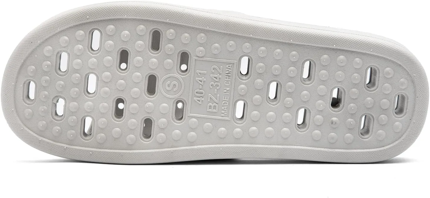 Shower Shoes with Drainage Holes, Quick-Drying Non-Slip Slippers Dormitory Home Bathroom Slippers Unisex