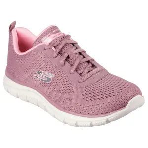 Skechers Women's Walking Shoes Track - New Staple Dark Rose