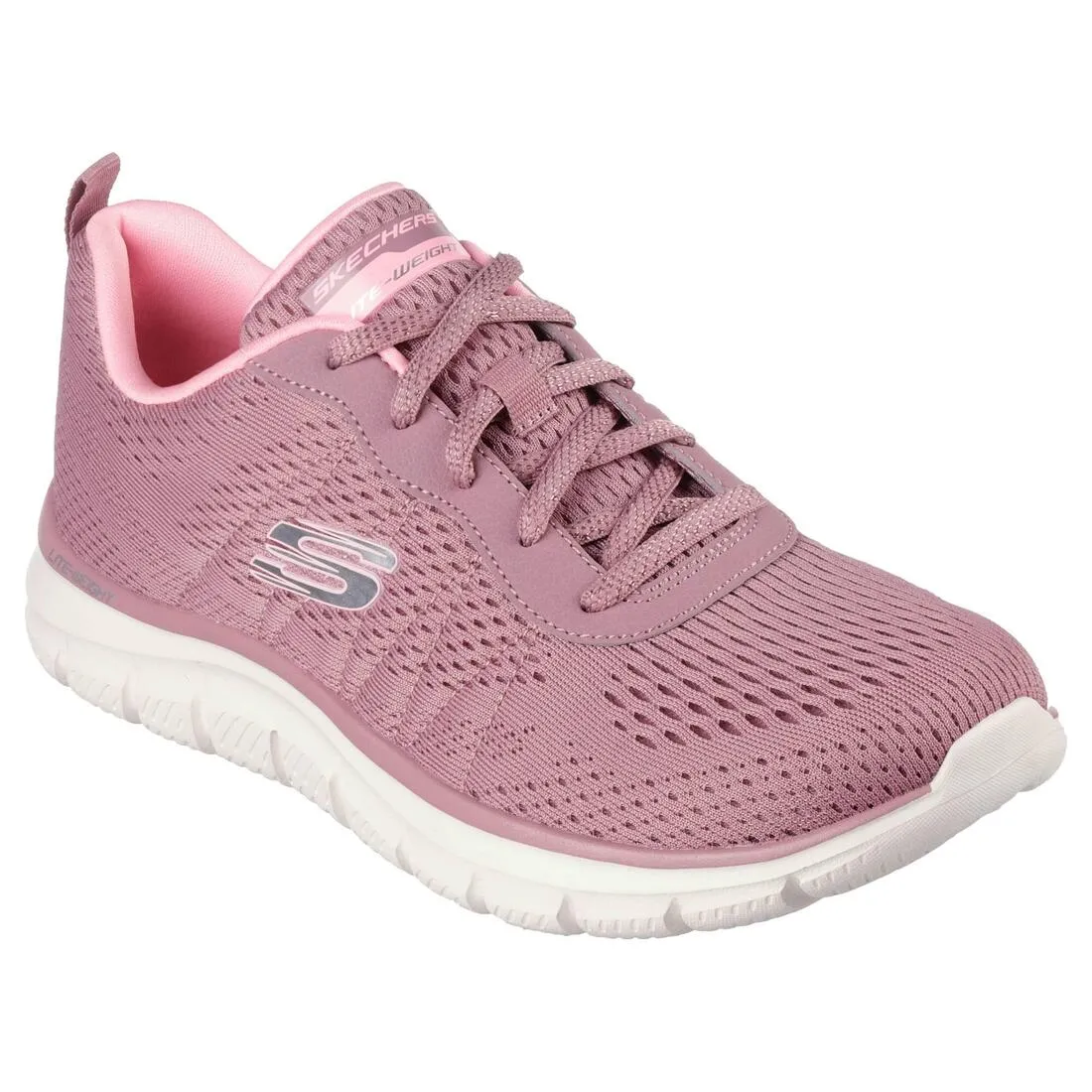 Skechers Women's Walking Shoes Track - New Staple Dark Rose