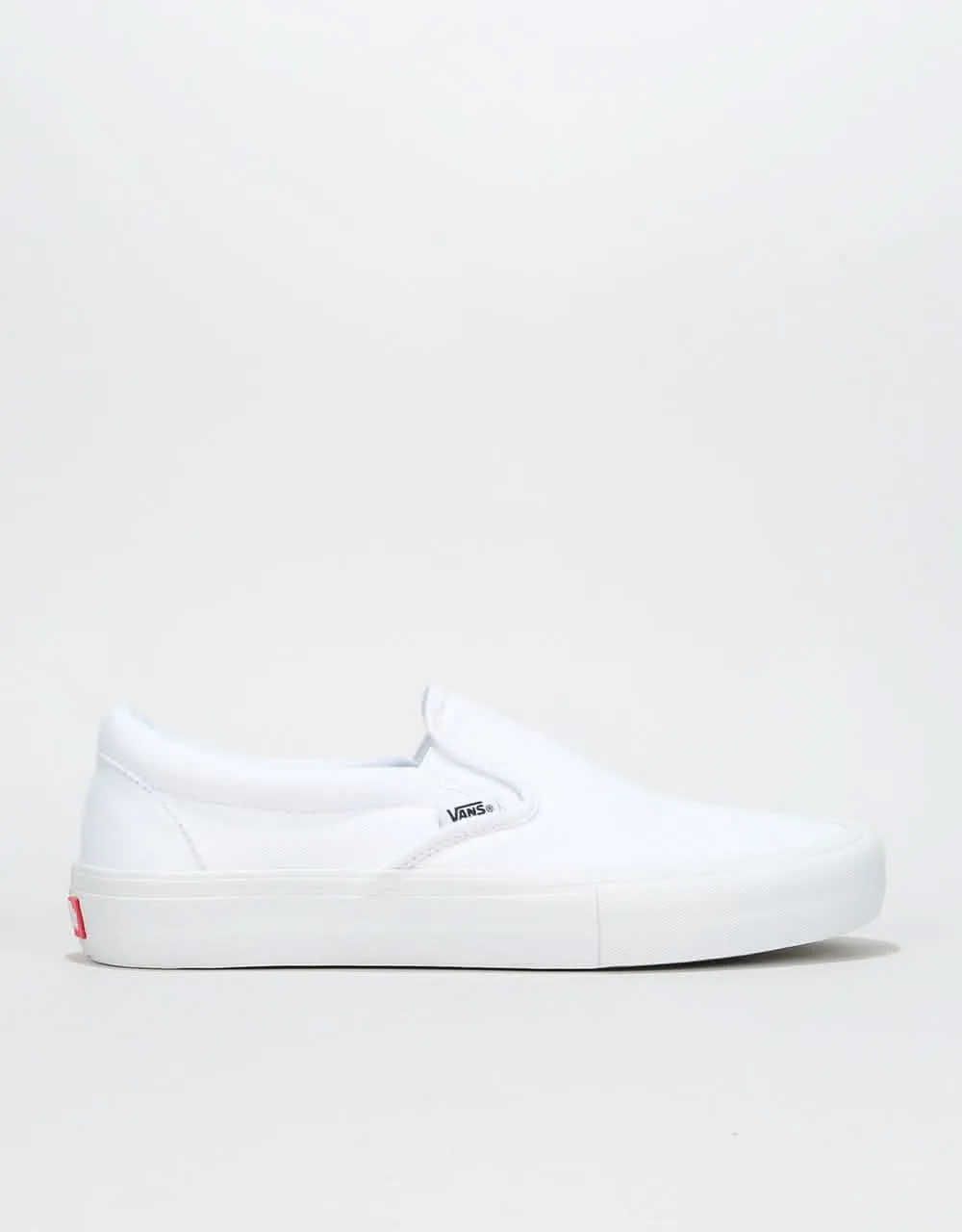 Vans Slip-On Pro Skate Shoes - White/White